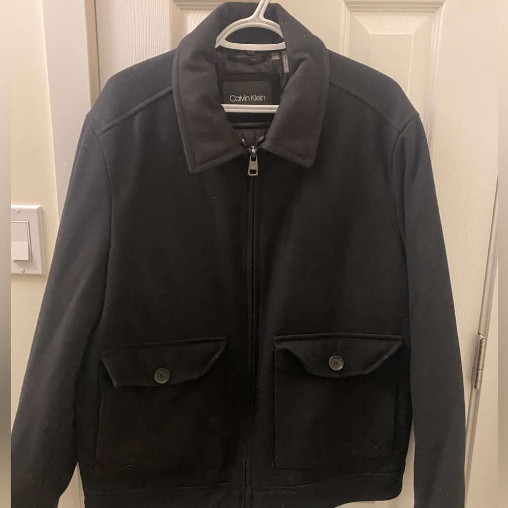 Calvin Klein insulated wool jacket